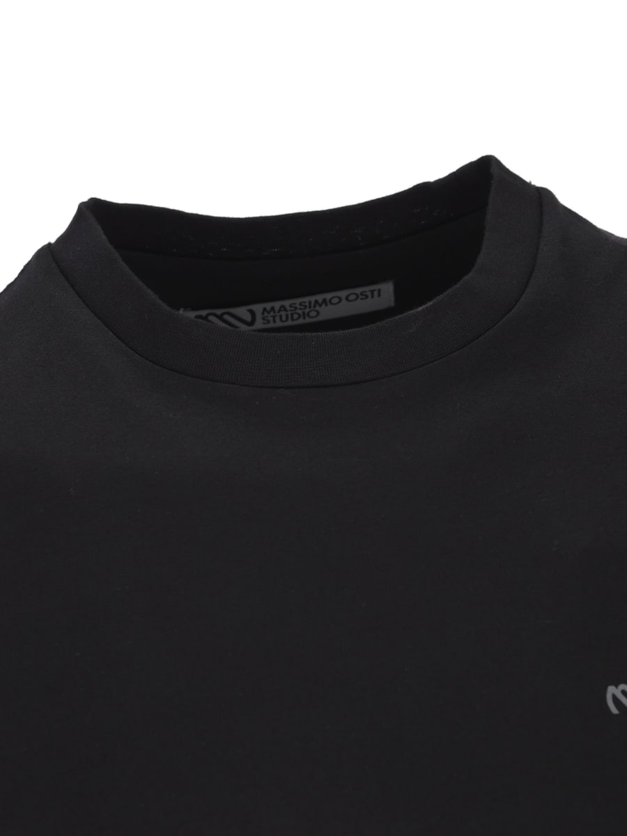 MASSIMO OSTI STUDIO T-Shirt in cotone., view 3