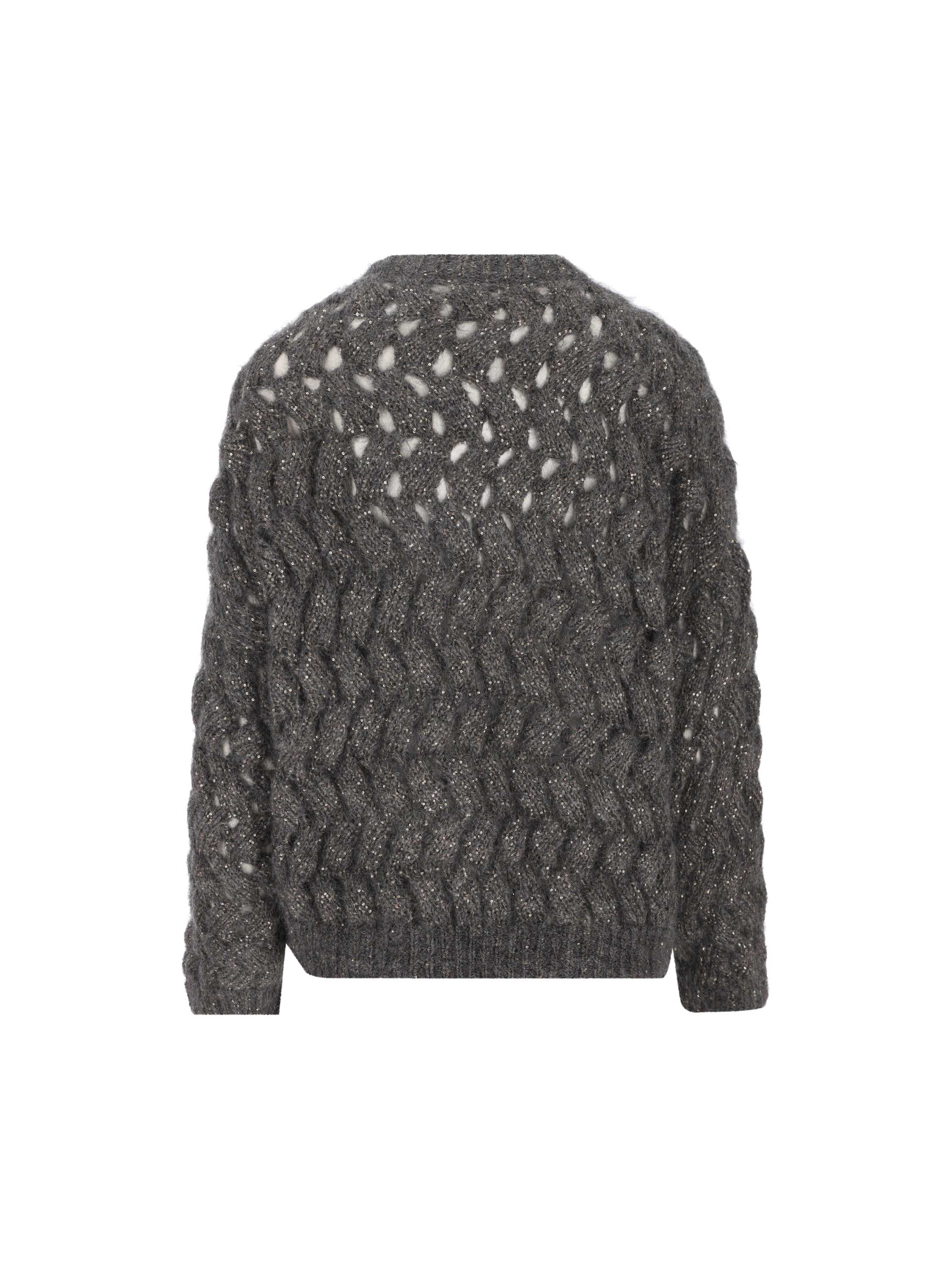 Brunello Cucinelli Maglia realizzata in mohair e poliammide., view 2