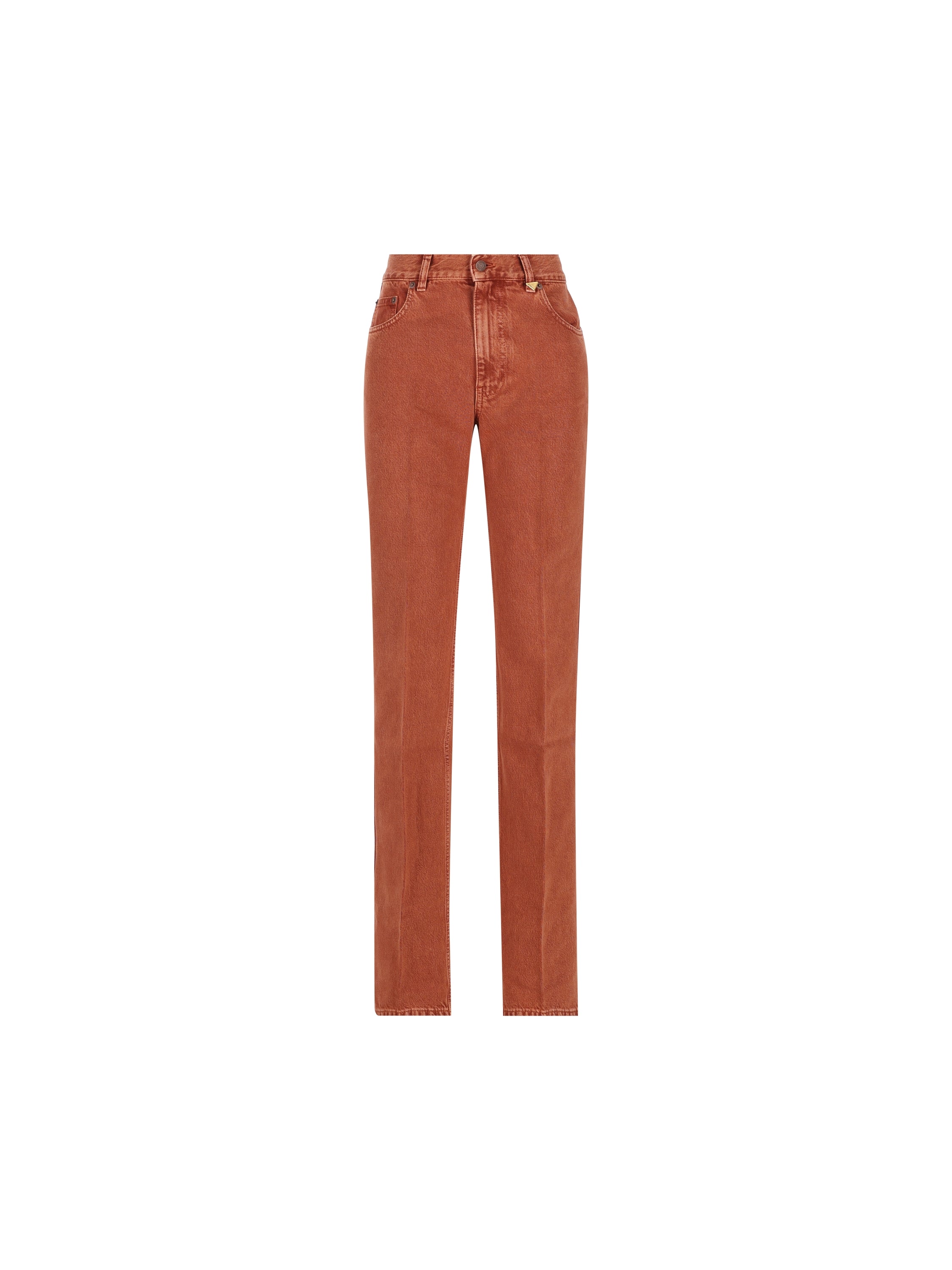 Chloé Jeans dritti in denim di cotone biologico.