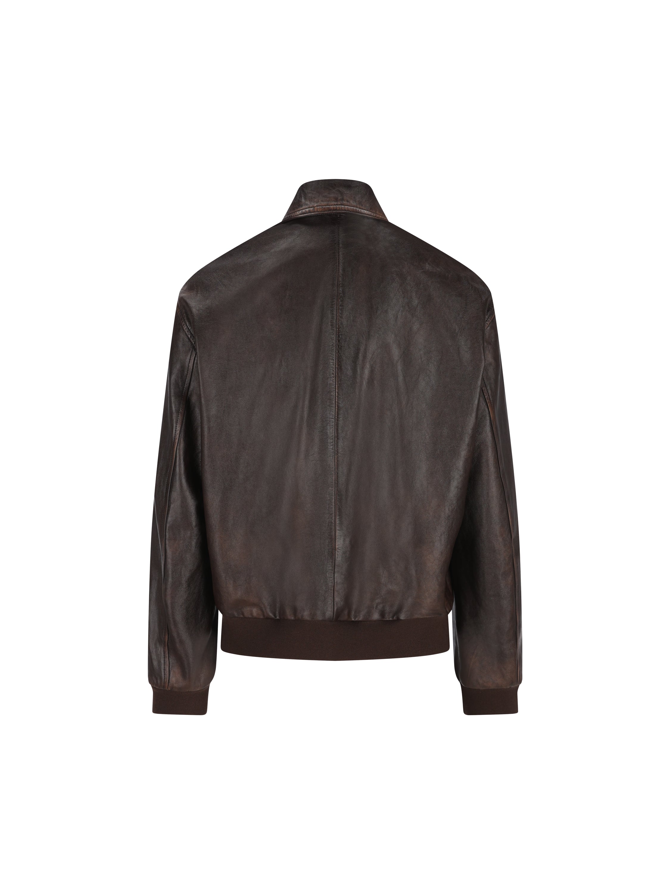 Prada Bomber realizzato in pelle di agnello., view 2