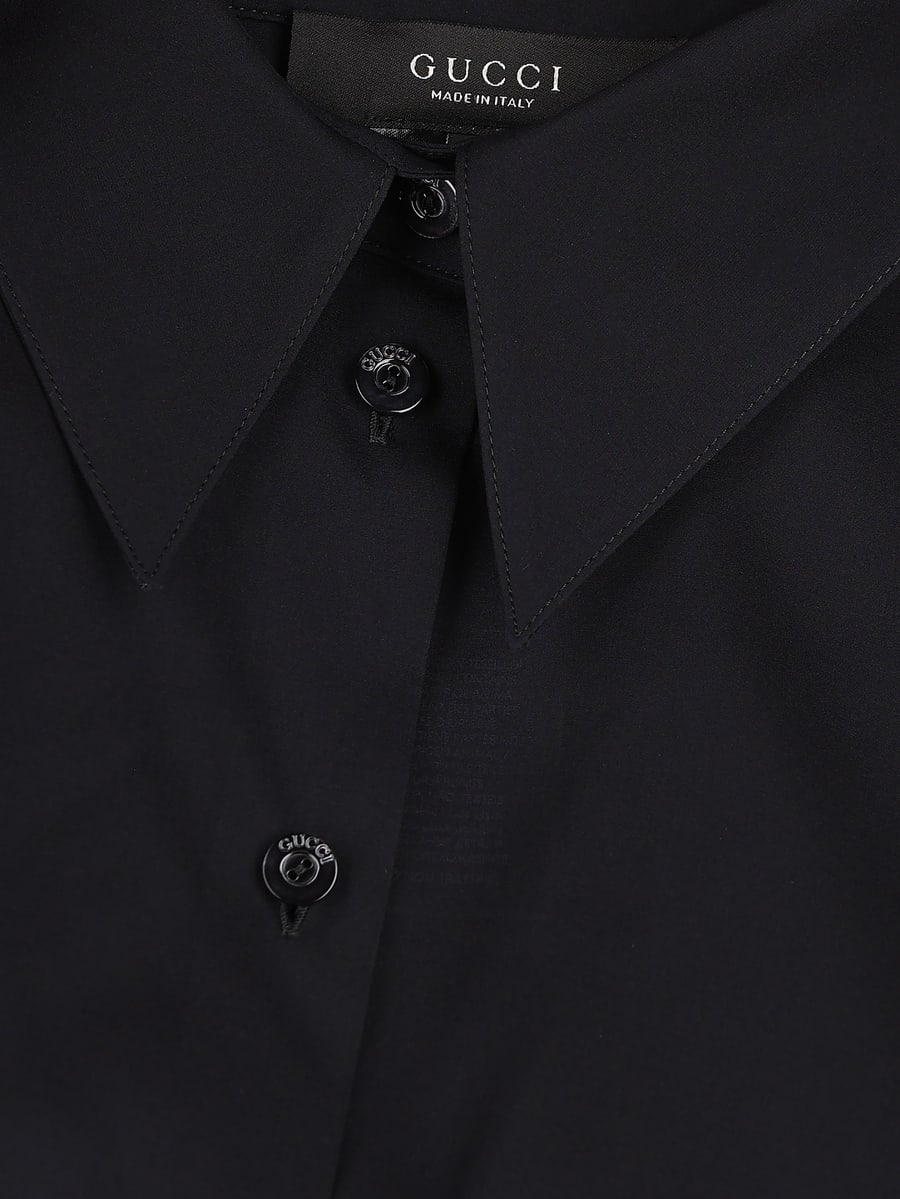 Gucci Camicia realizzata in seta., view 4
