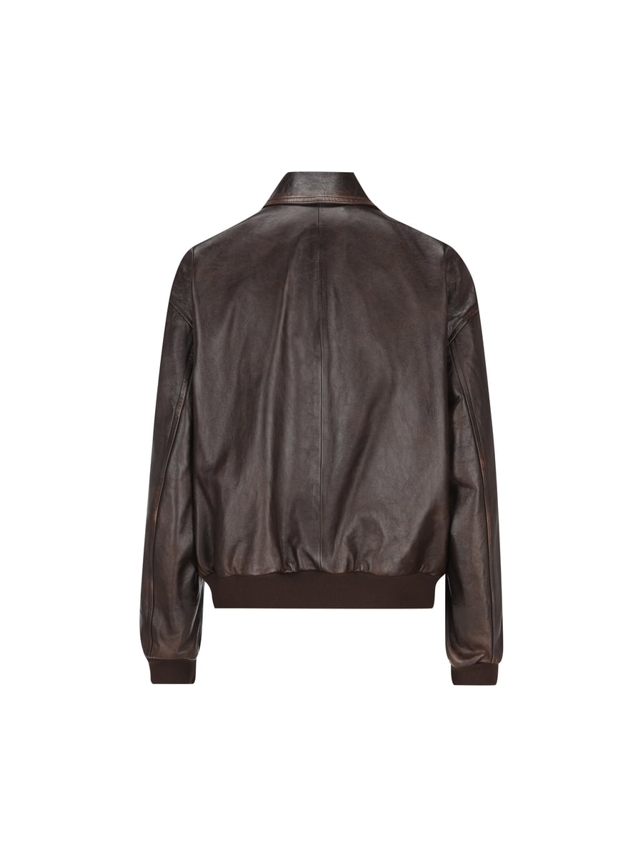 Prada Bomber in pelle, view 2