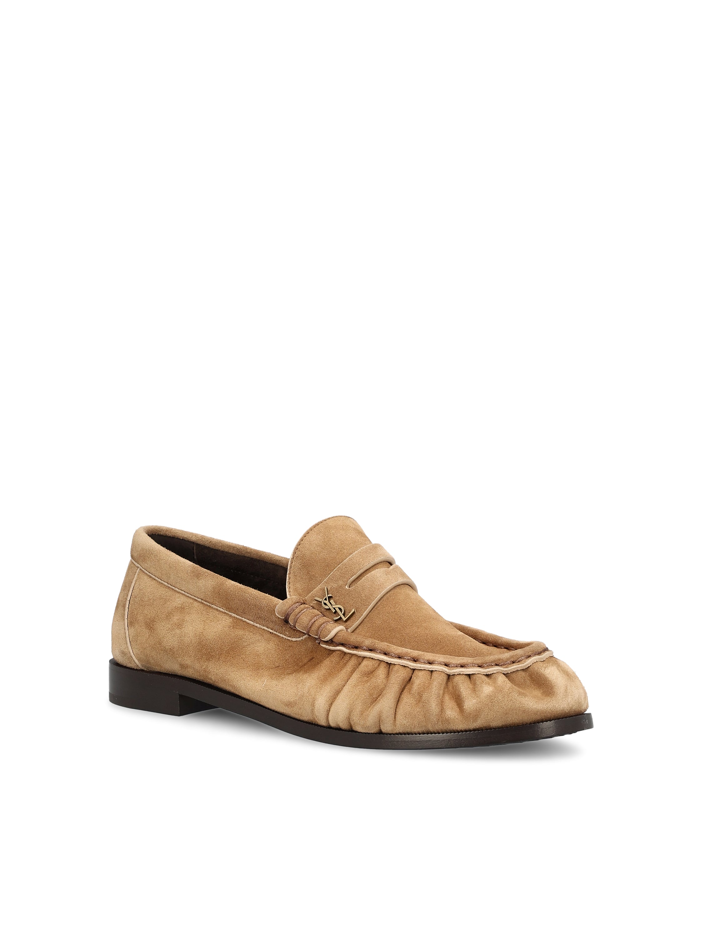 Saint Laurent Mocassini realizzati in pelle scamosciata, view 2