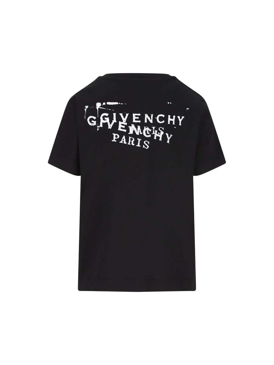 Givenchy GIVENCHY T-Shirt In Cotone, view 2