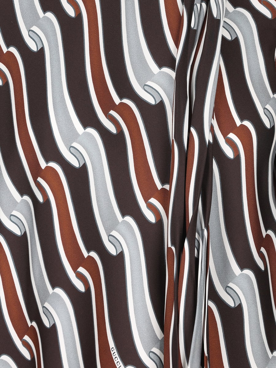 Gucci GUCCI Camicia In Twill Di Seta, view 4