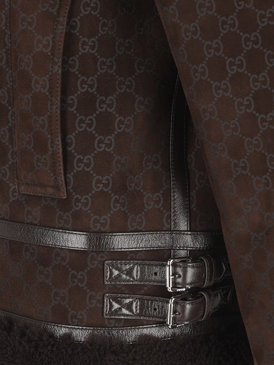 Gucci GUCCI Giacca In Pelle, view 4