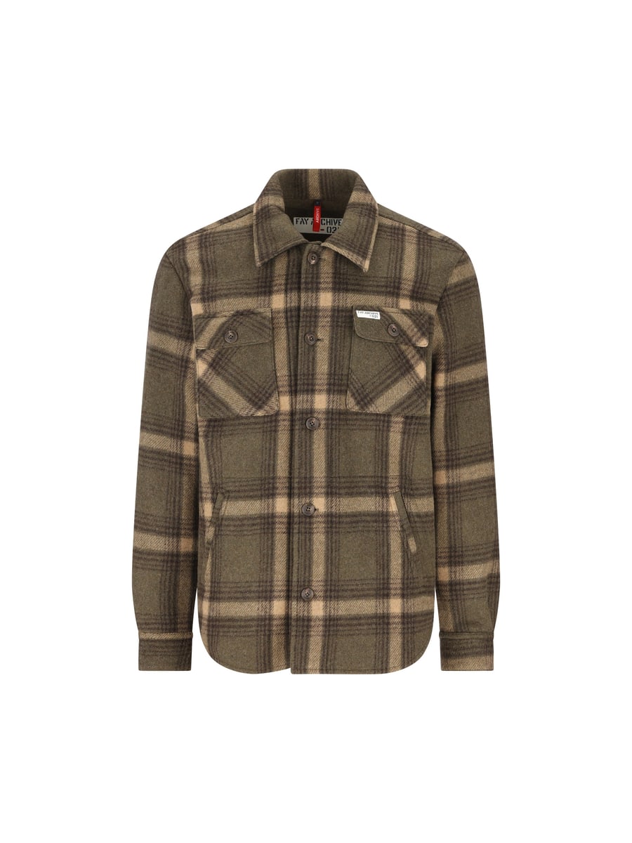 FAY FAY Camicia In Lana