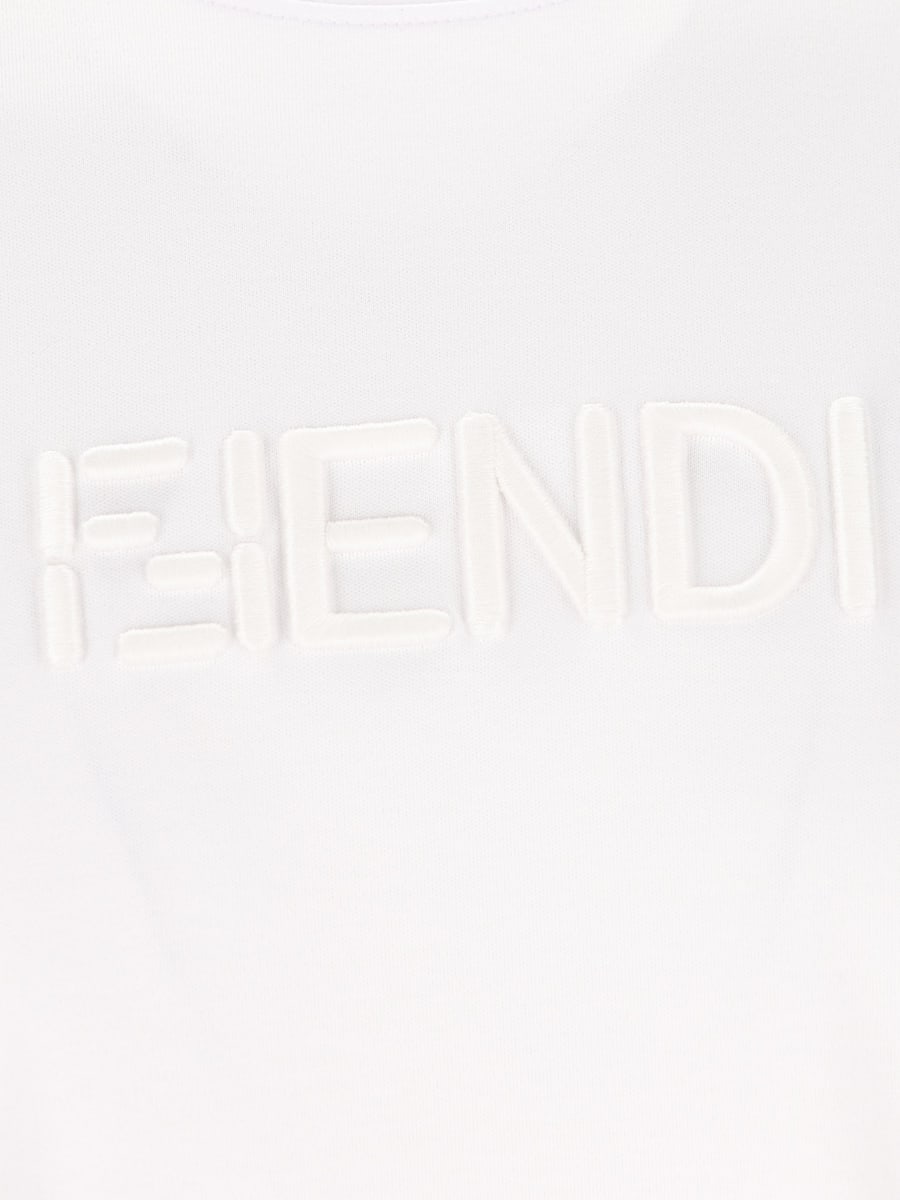 Fendi FENDI T-Shirt In Cotone, view 3
