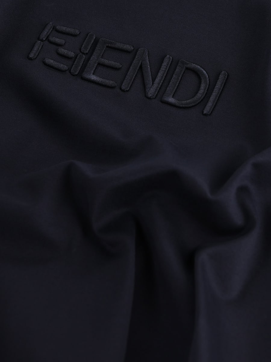 Fendi FENDI T-Shirt In Cotone, view 3