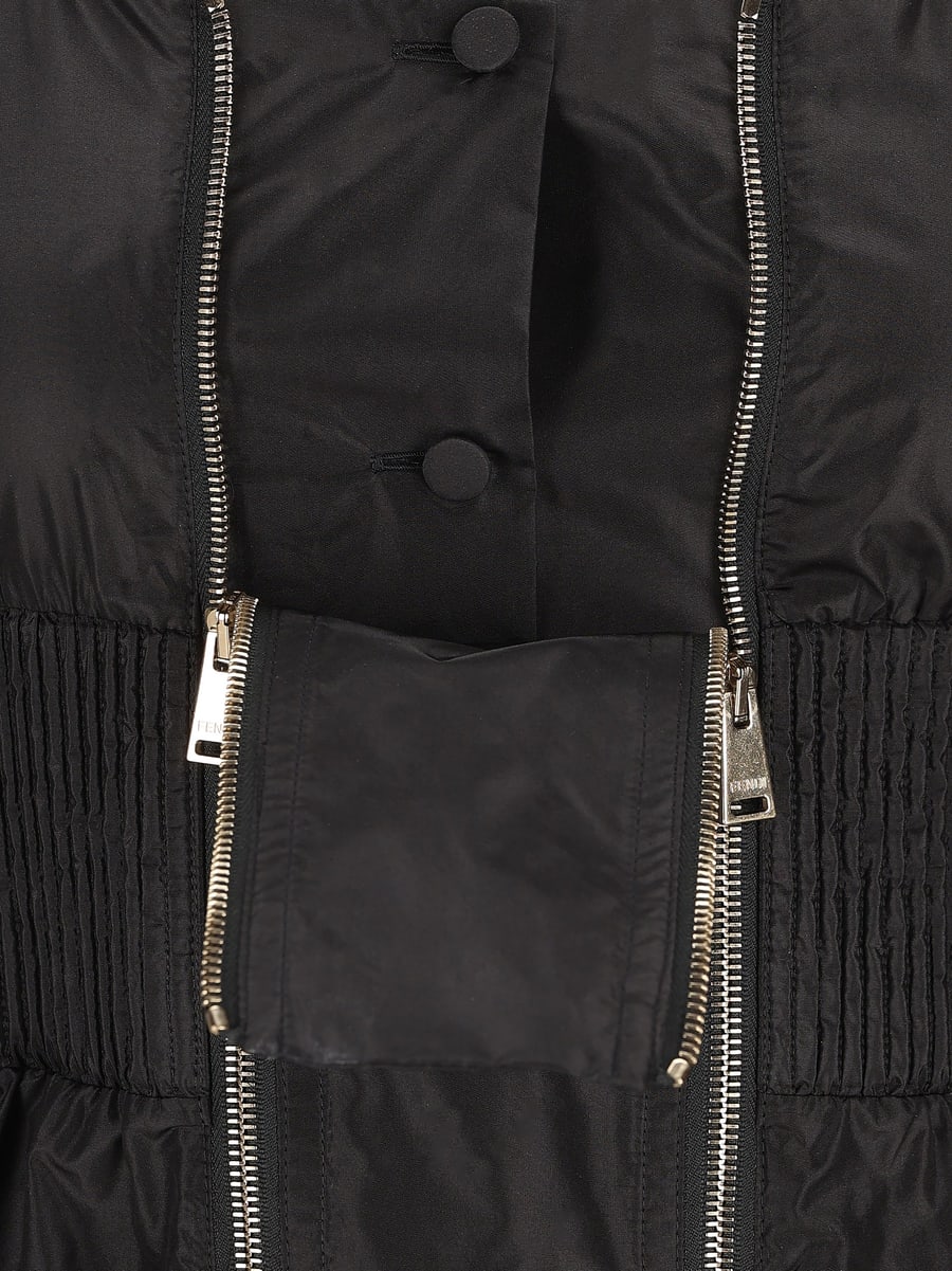 Fendi FENDI Abito Corto Con Zip, view 3
