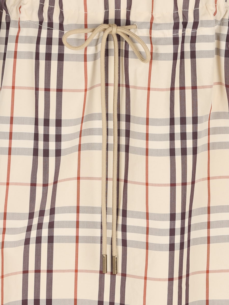 Burberry BURBERRY Abito In Cotone Check, view 4