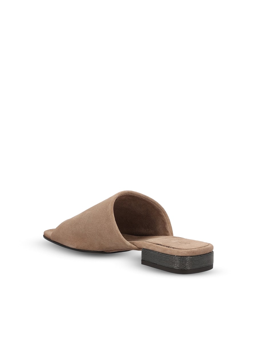 Brunello Cucinelli BRUNELLO CUCINELLI Mules In Camoscio, view 3