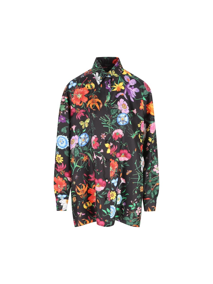 Gucci GUCCI Camicia In Twill Di Seta