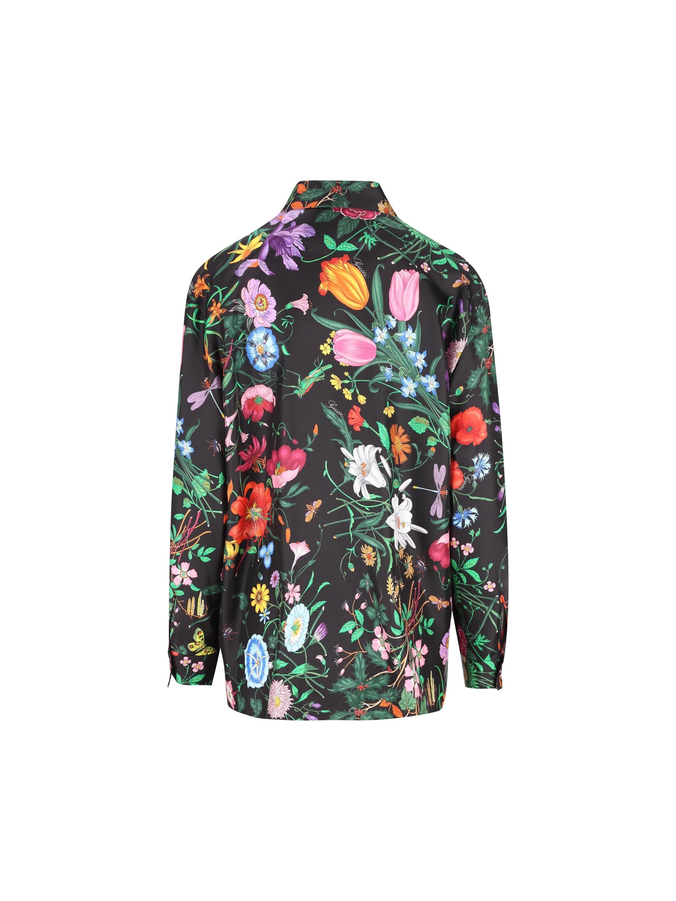 Gucci GUCCI Camicia In Twill Di Seta, view 2