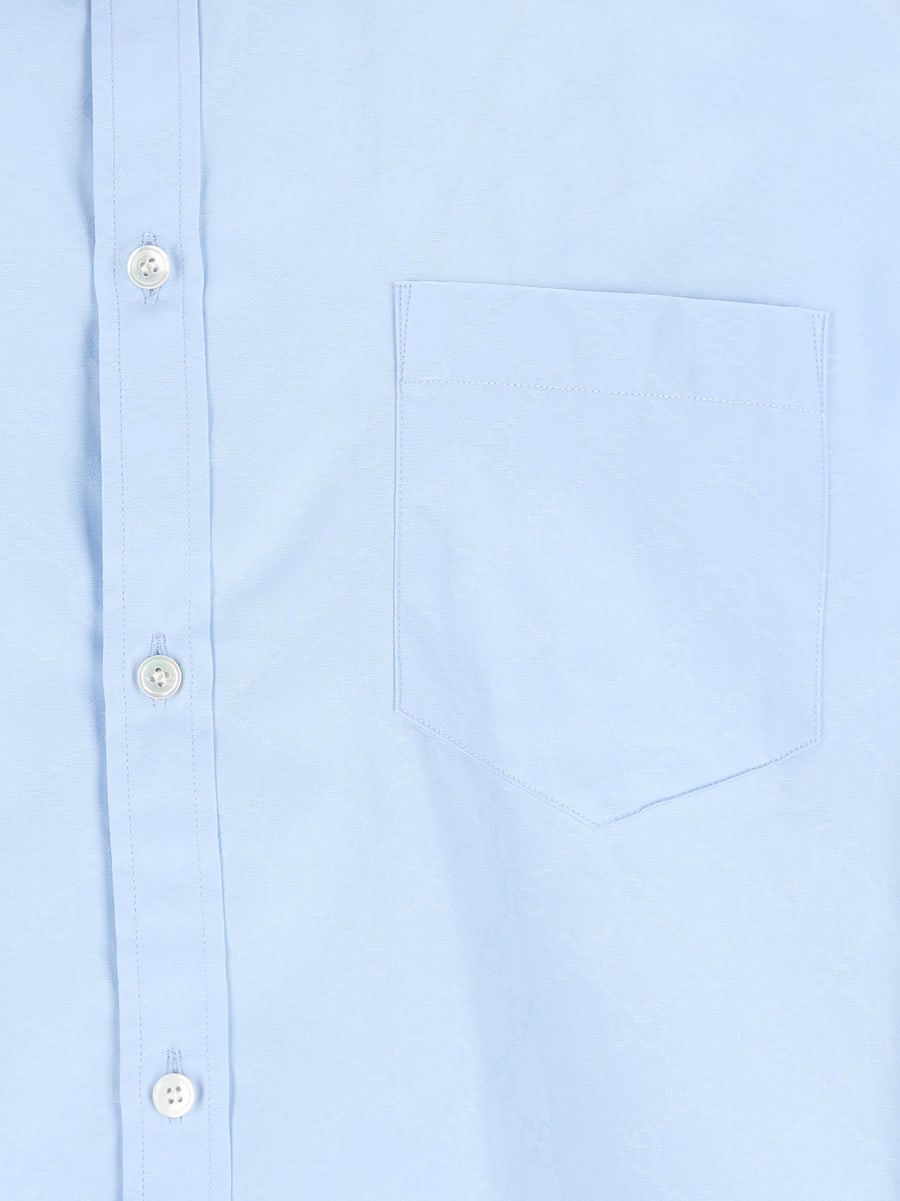 Gucci GUCCI Camicia In Popeline Di Cotone, view 3