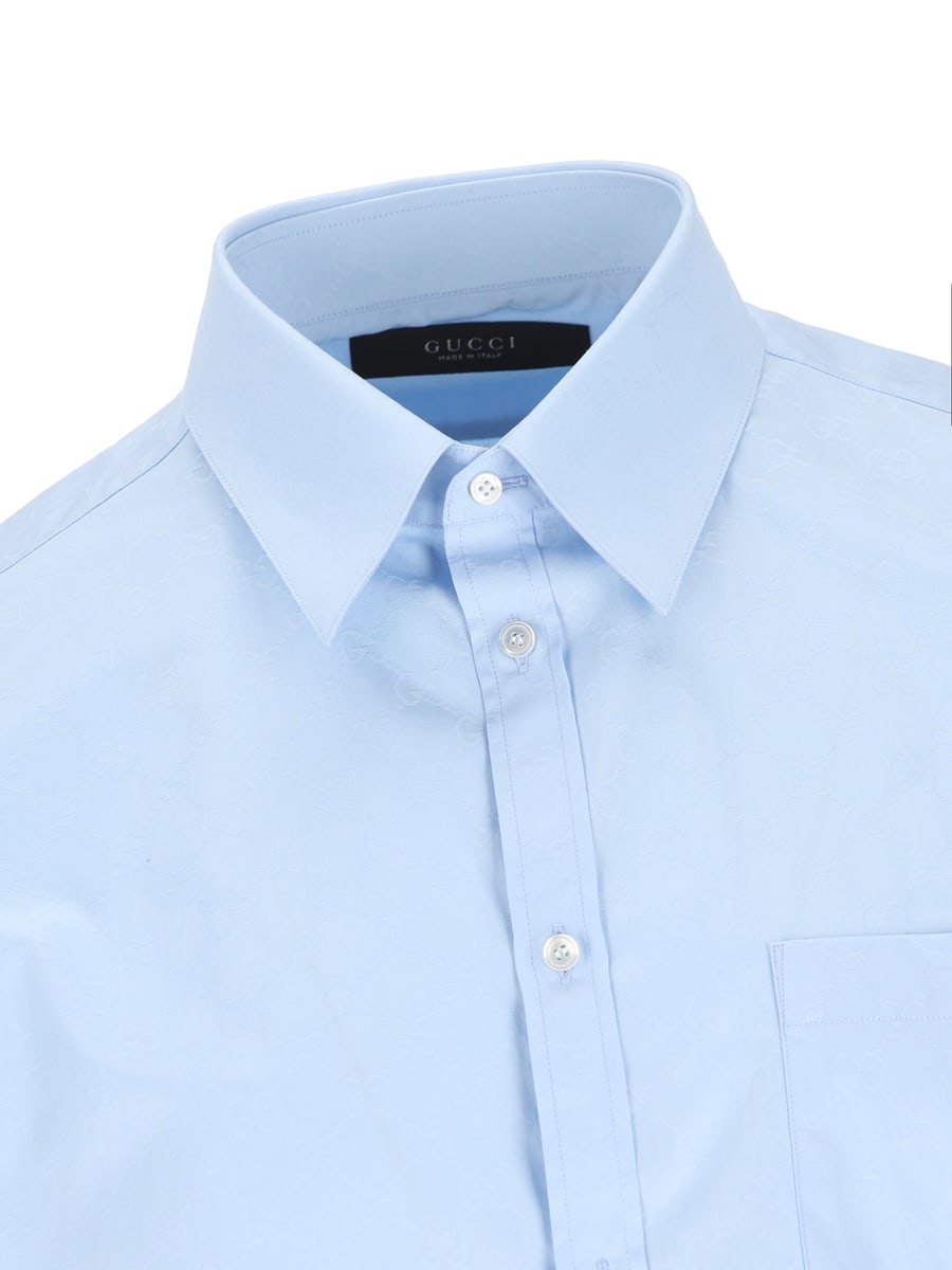 Gucci GUCCI Camicia In Popeline Di Cotone, view 4