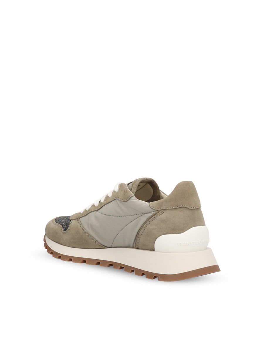 Brunello Cucinelli BRUNELLO CUCINELLI Sneakers Runners In Tessuto Techno, view 3