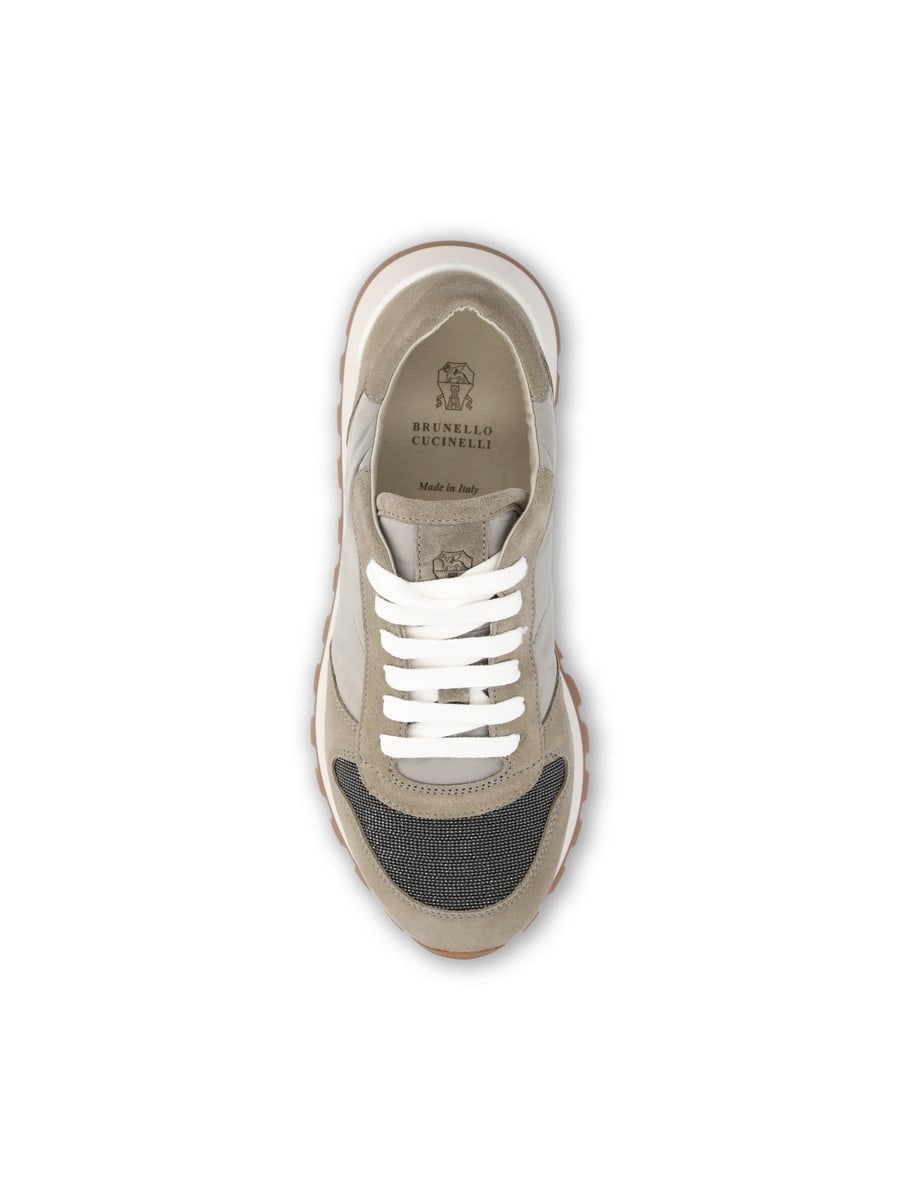 Brunello Cucinelli BRUNELLO CUCINELLI Sneakers Runners In Tessuto Techno, view 4