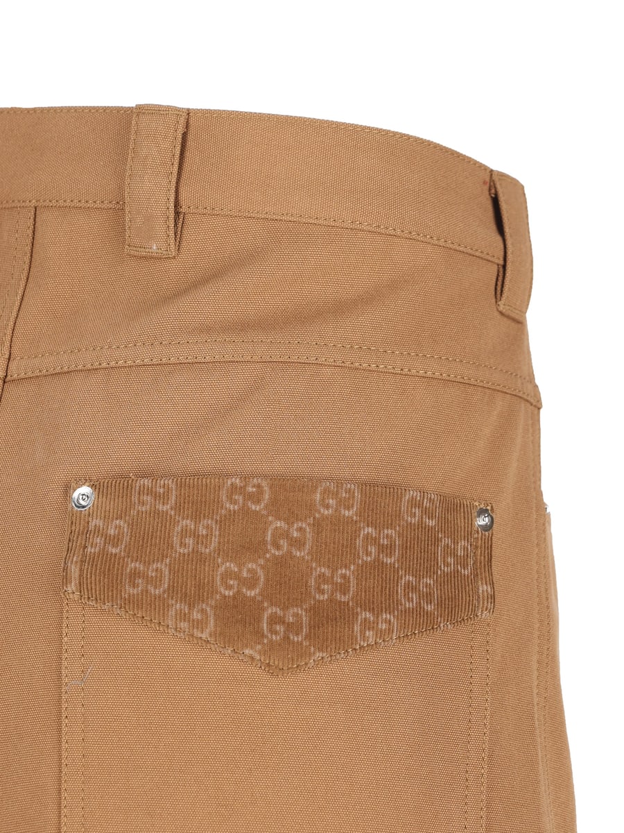 Gucci GUCCI Shorts In Cotone, view 4