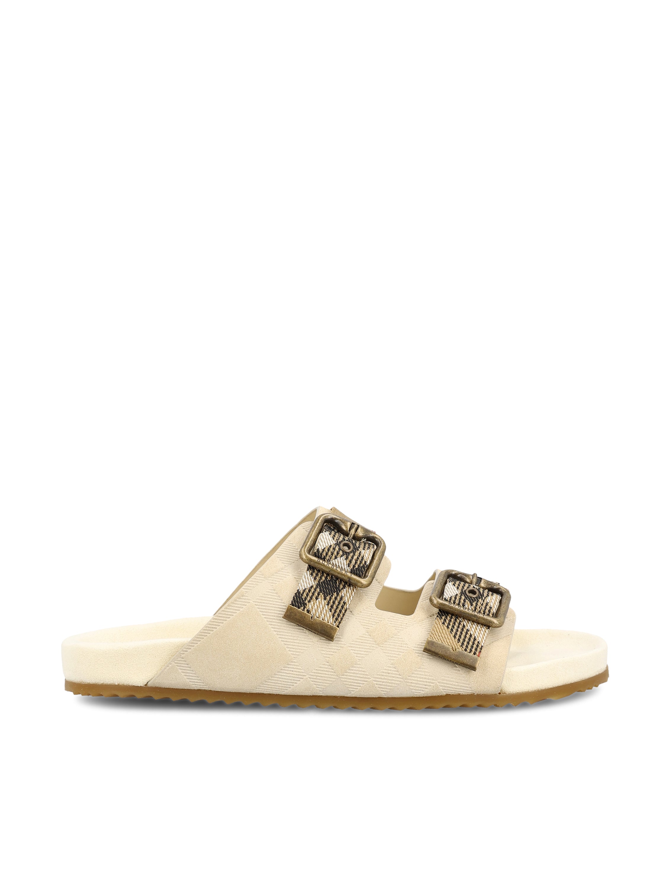 Burberry Sandali realizzati in pelle di vitello scamosciata.