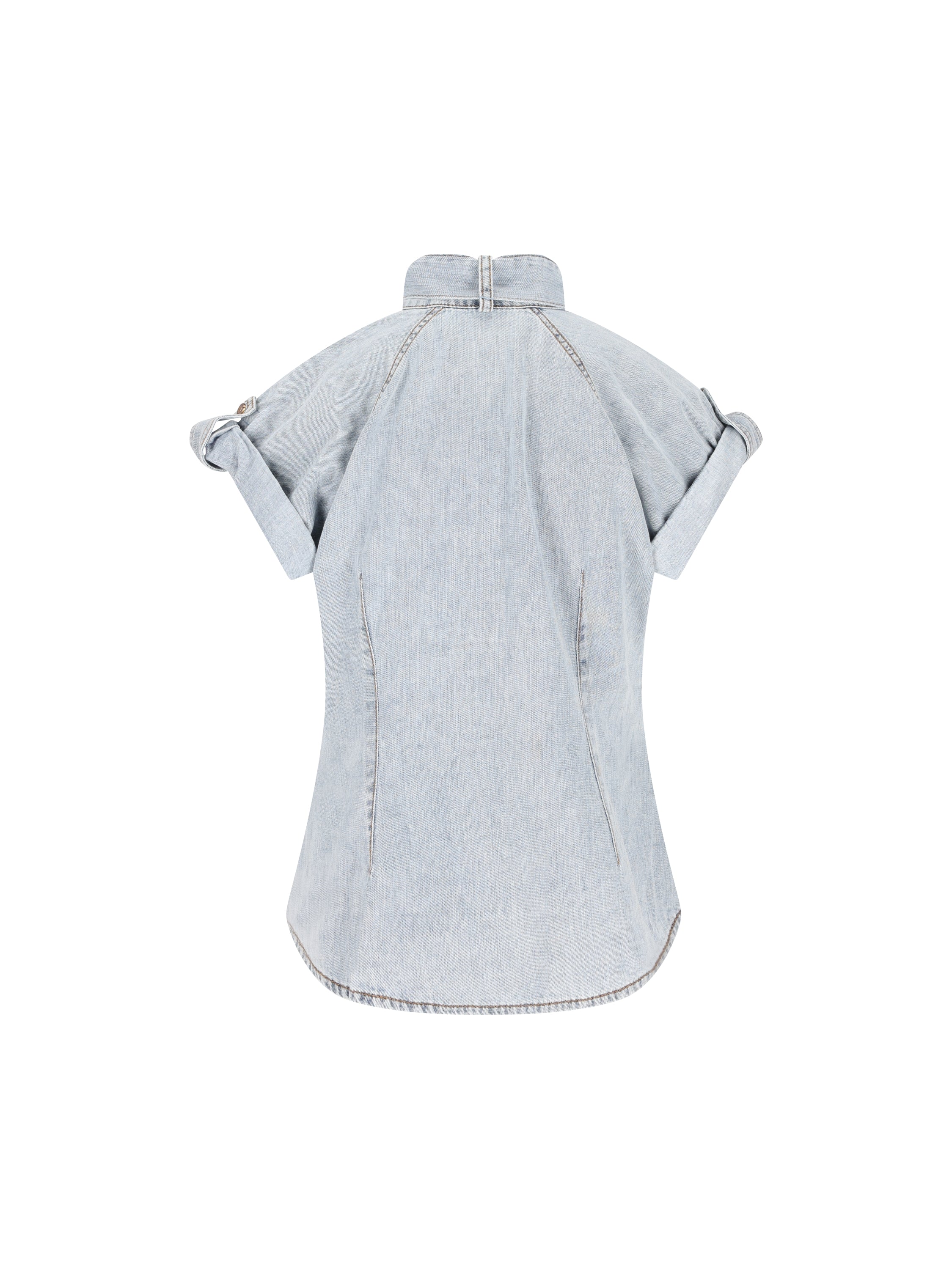 Zimmermann ZIMMERMANN Camicia In Denim, view 2