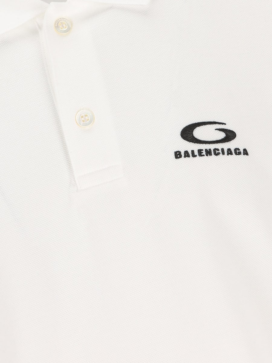 Balenciaga BALENCIAGA Polo Laurel In Cotone, view 4