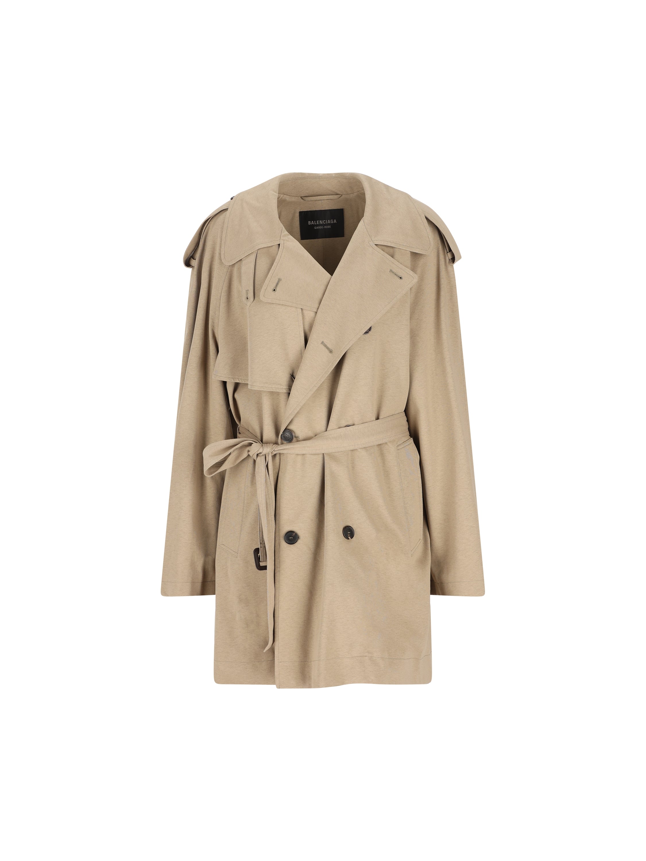 Balenciaga BALENCIAGA Trench Corto In Cotone