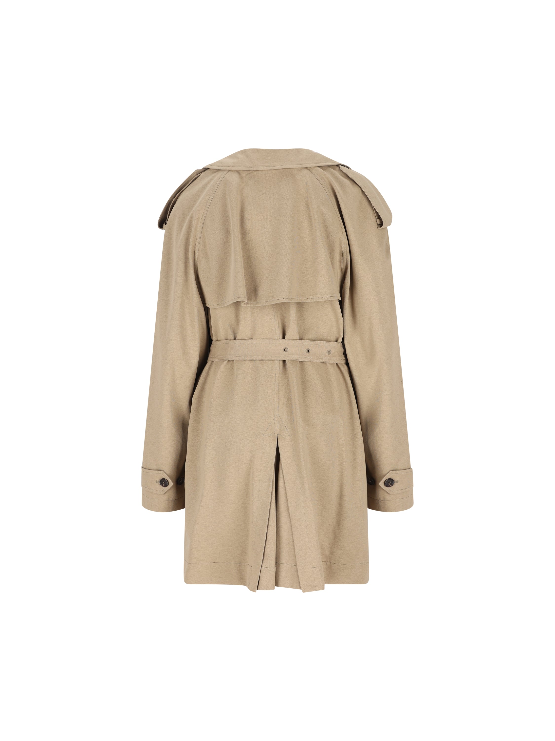Balenciaga BALENCIAGA Trench Corto In Cotone, view 2