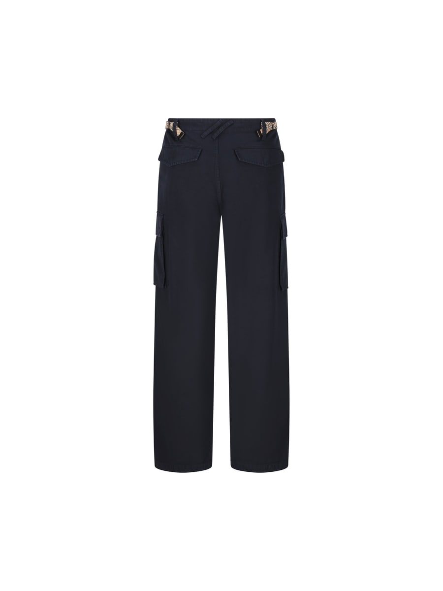 Burberry BURBERRY Pantaloni Cargo In Cotone, view 2