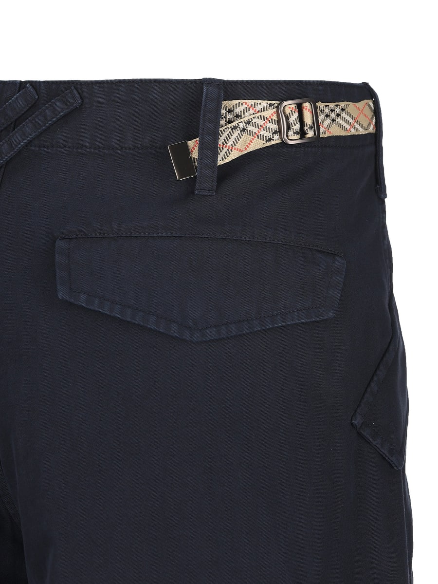 Burberry BURBERRY Pantaloni Cargo In Cotone, view 4