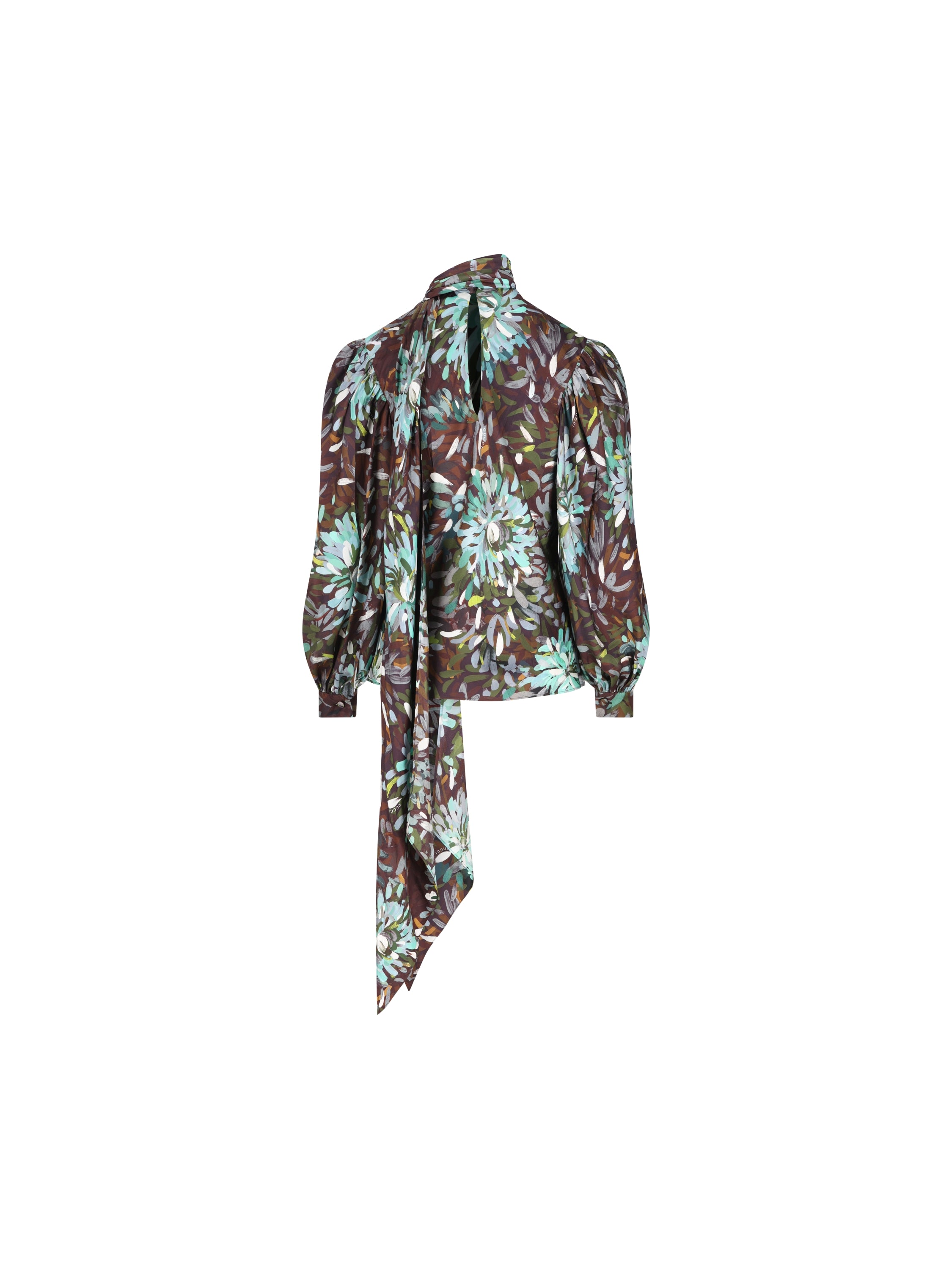 Gucci GUCCI Camicia In Twill Di Seta, view 2