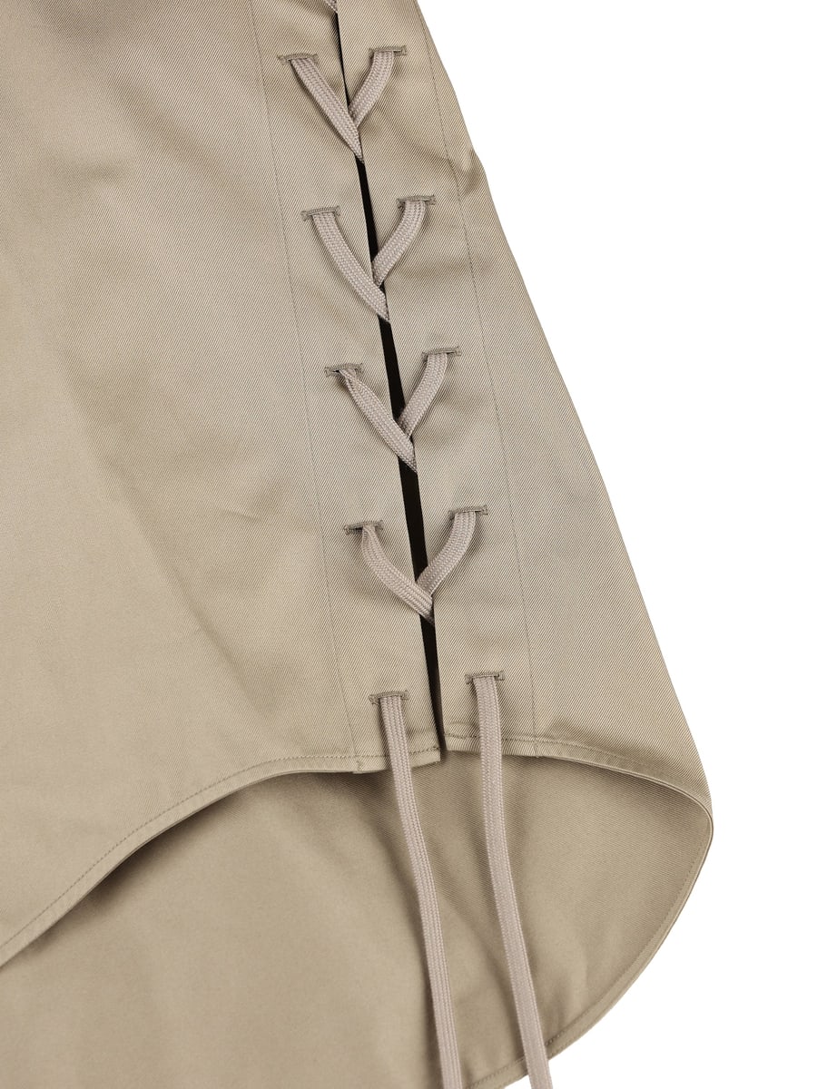 Balenciaga BALENCIAGA Camicia Con Lacci In Gabardine, view 4