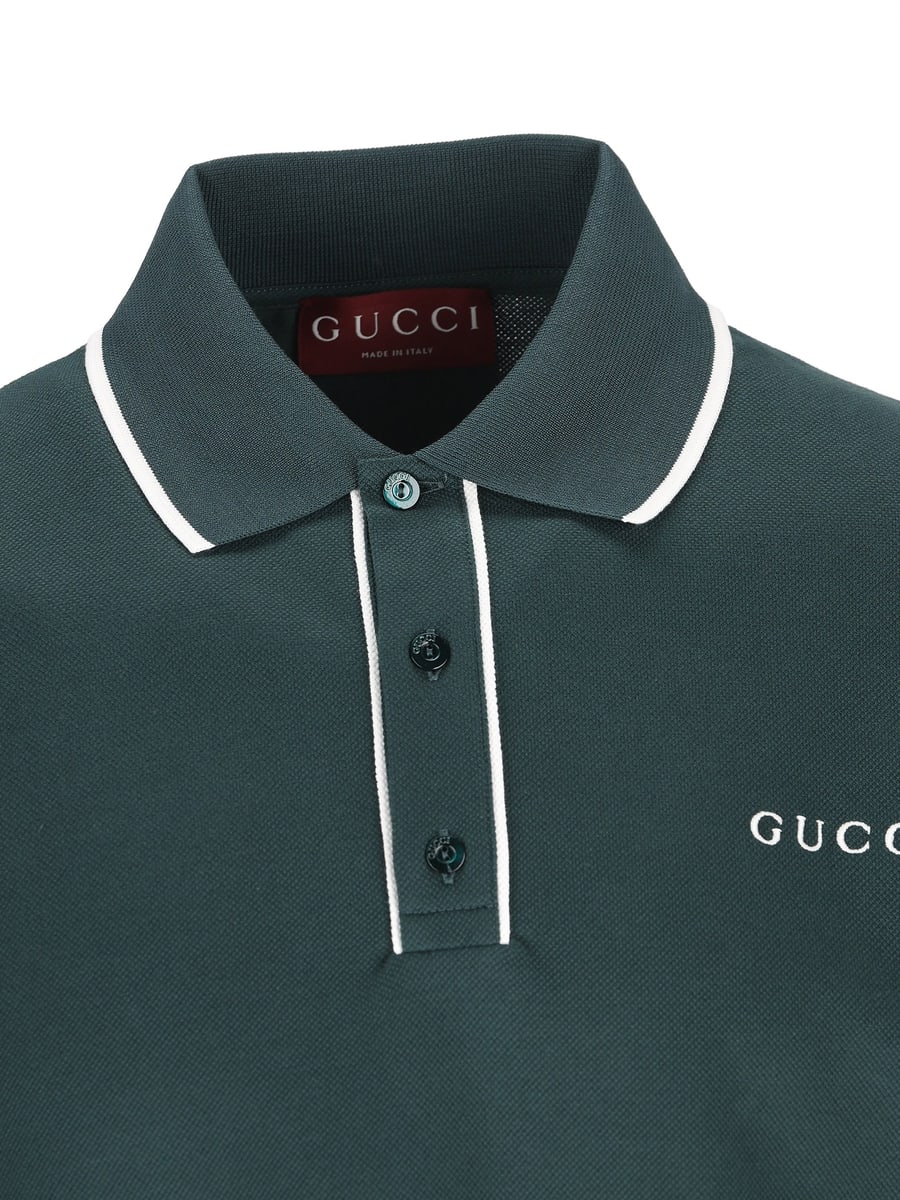 Gucci GUCCI Polo In Cotone, view 3
