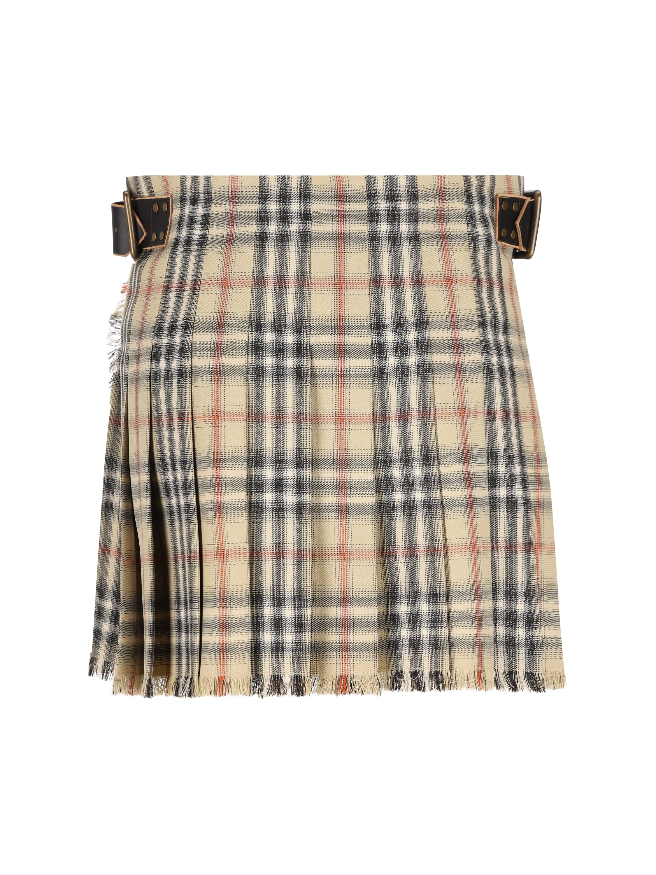 Burberry BURBERRY Mini Kilt In Lana Check, view 2