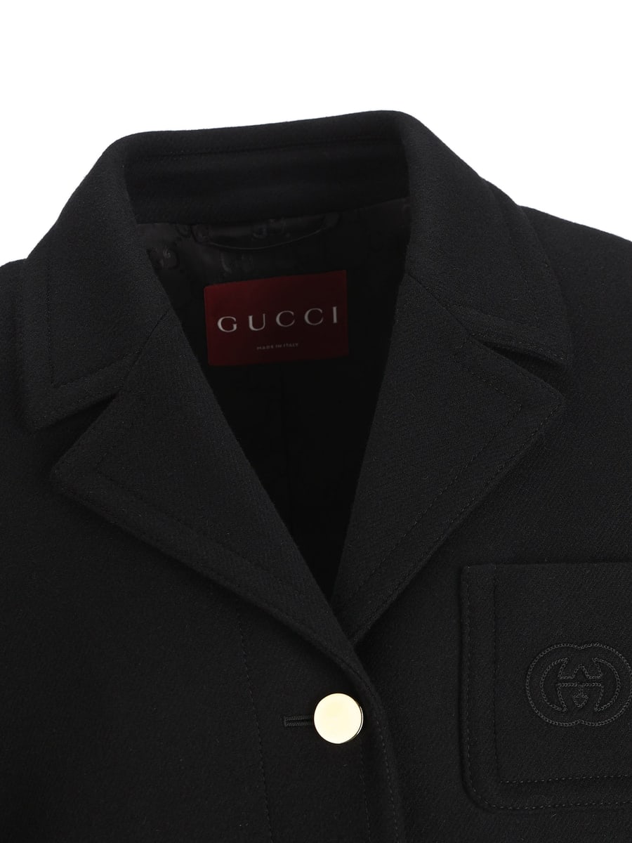 Gucci GUCCI Cappotto In Lana, view 3