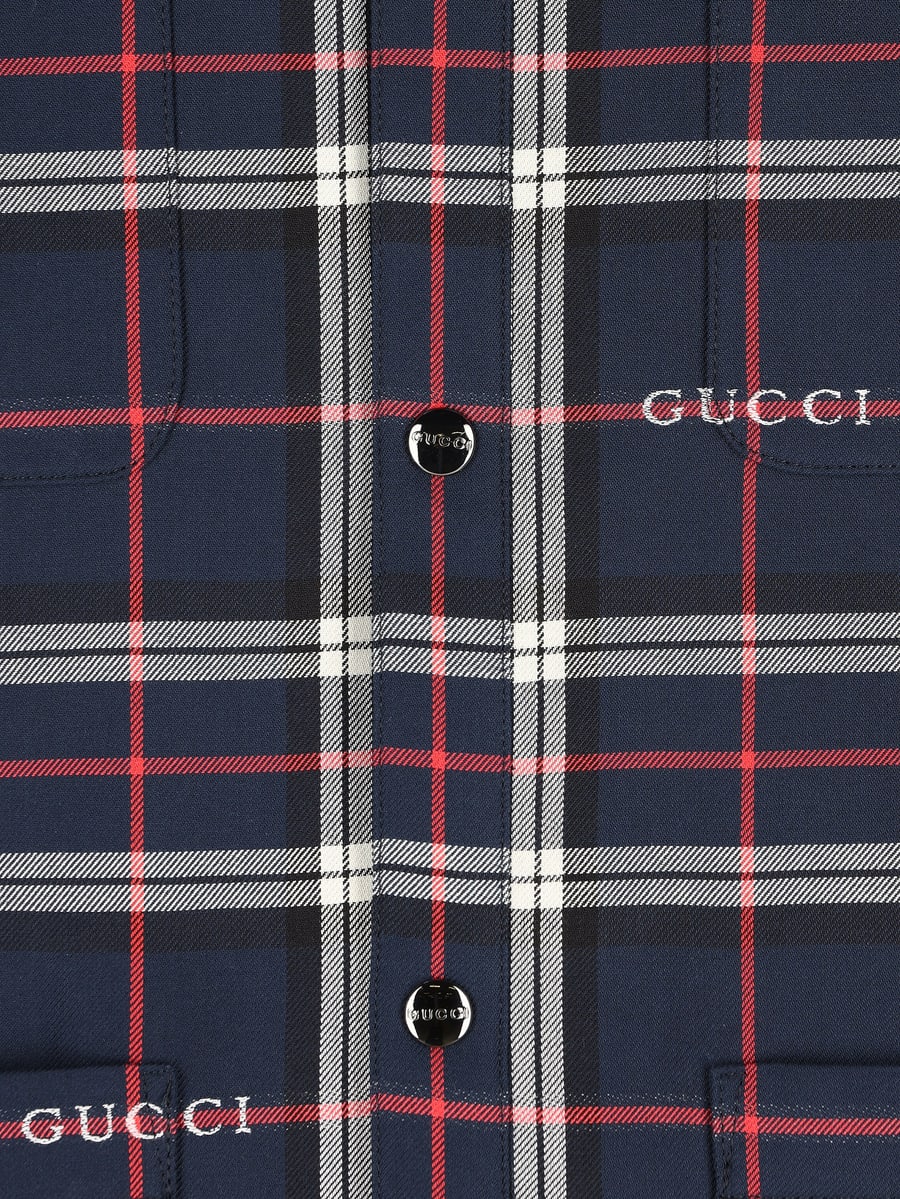 Gucci GUCCI Camicia Imbottita In Cotone, view 3