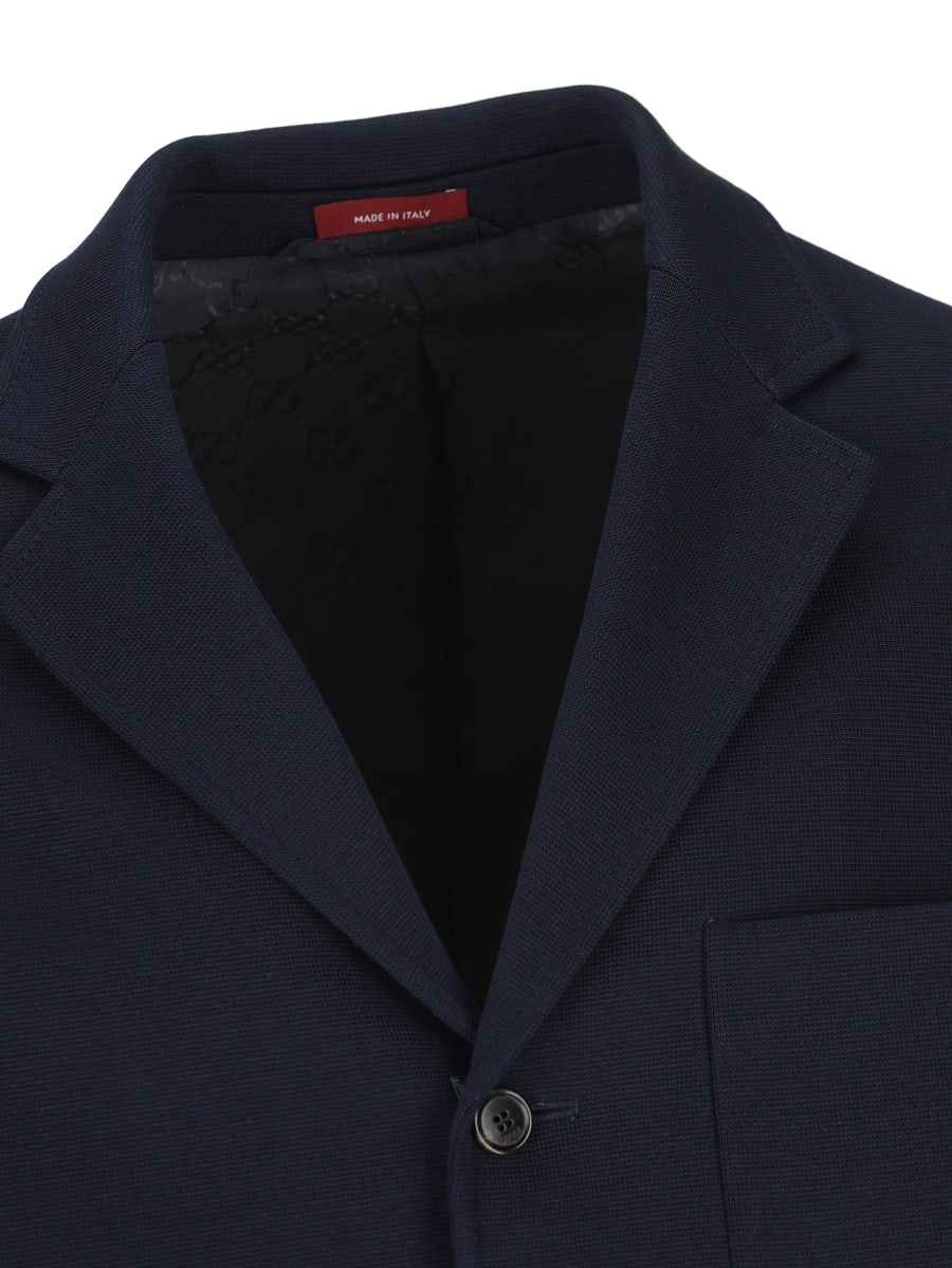 Gucci GUCCI Giacca Monopetto In Cotone, view 3