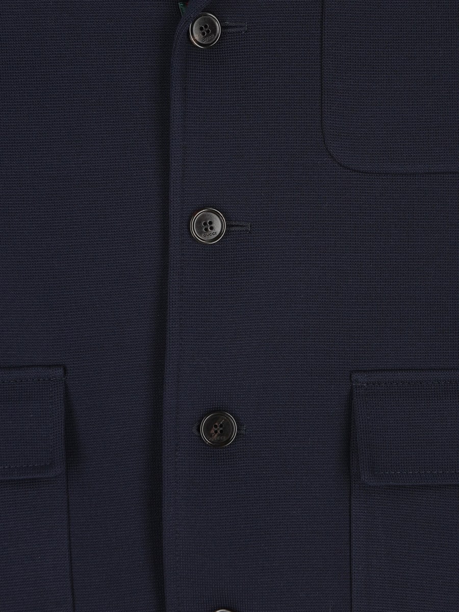 Gucci GUCCI Giacca Monopetto In Cotone, view 4