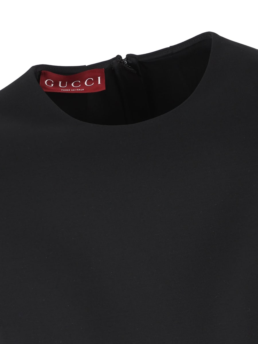 Gucci GUCCI Abito In Seta E Lana, view 3