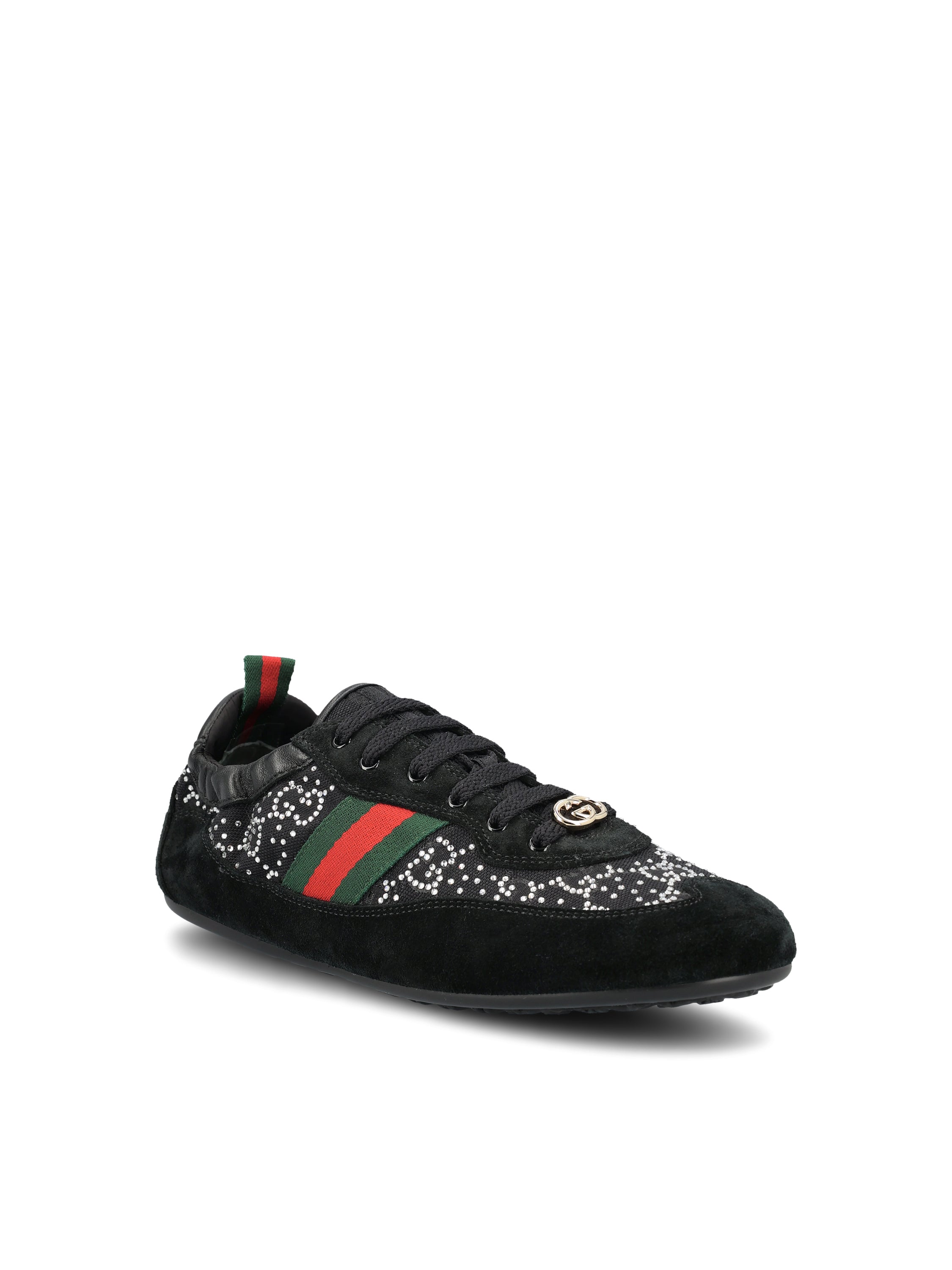 Gucci Sneakers realizzate in rete e pelle scamosciata., view 2