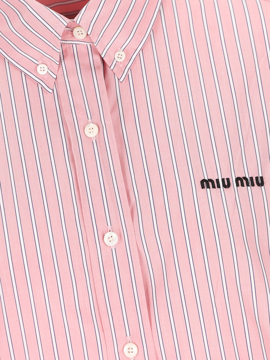 Miu Miu MIU MIU Camicia In Cotone, view 3