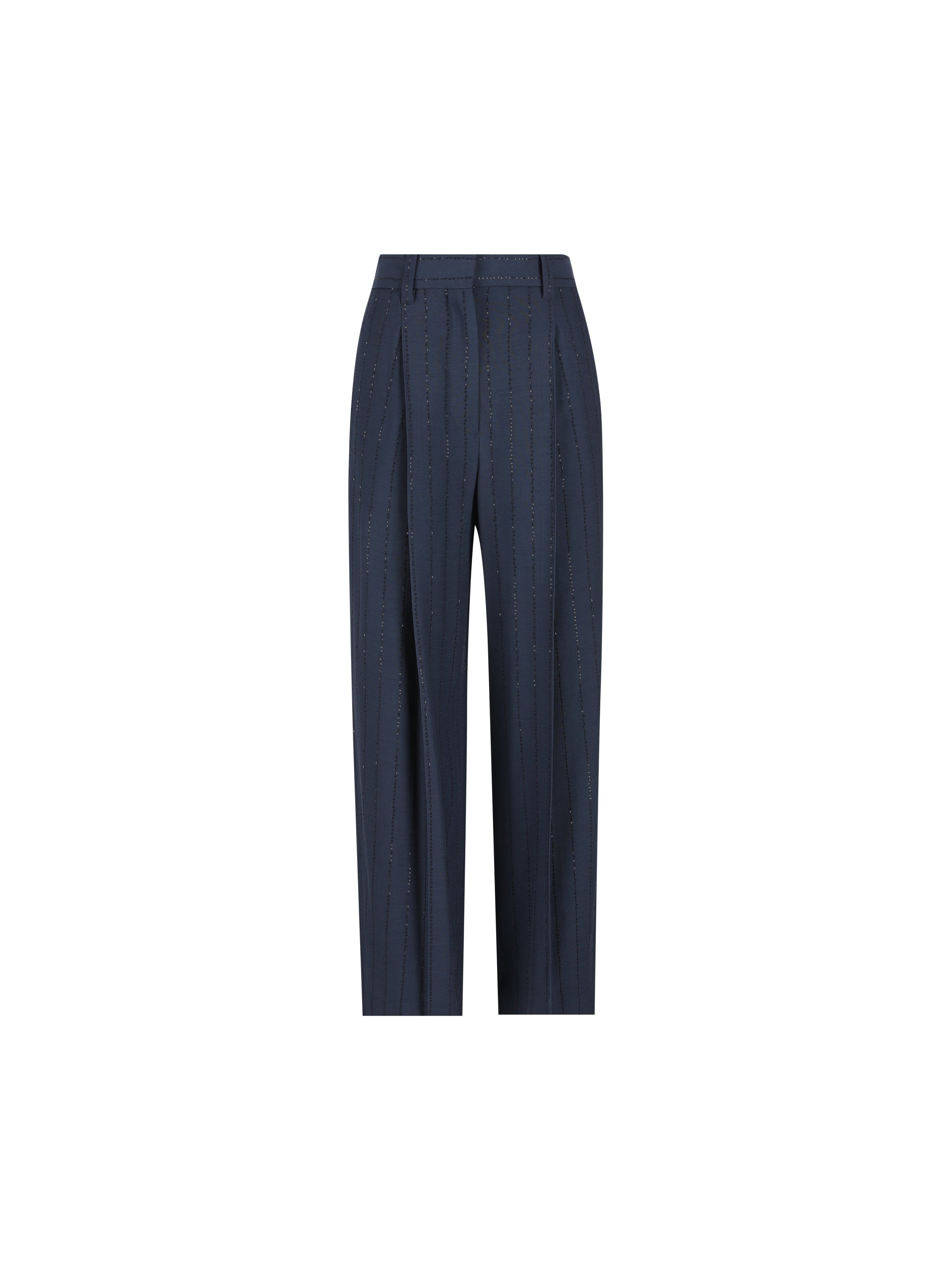 Brunello Cucinelli BRUNELLO CUCINELLI Pantalone Slouchy Dazzling Chalkstripe