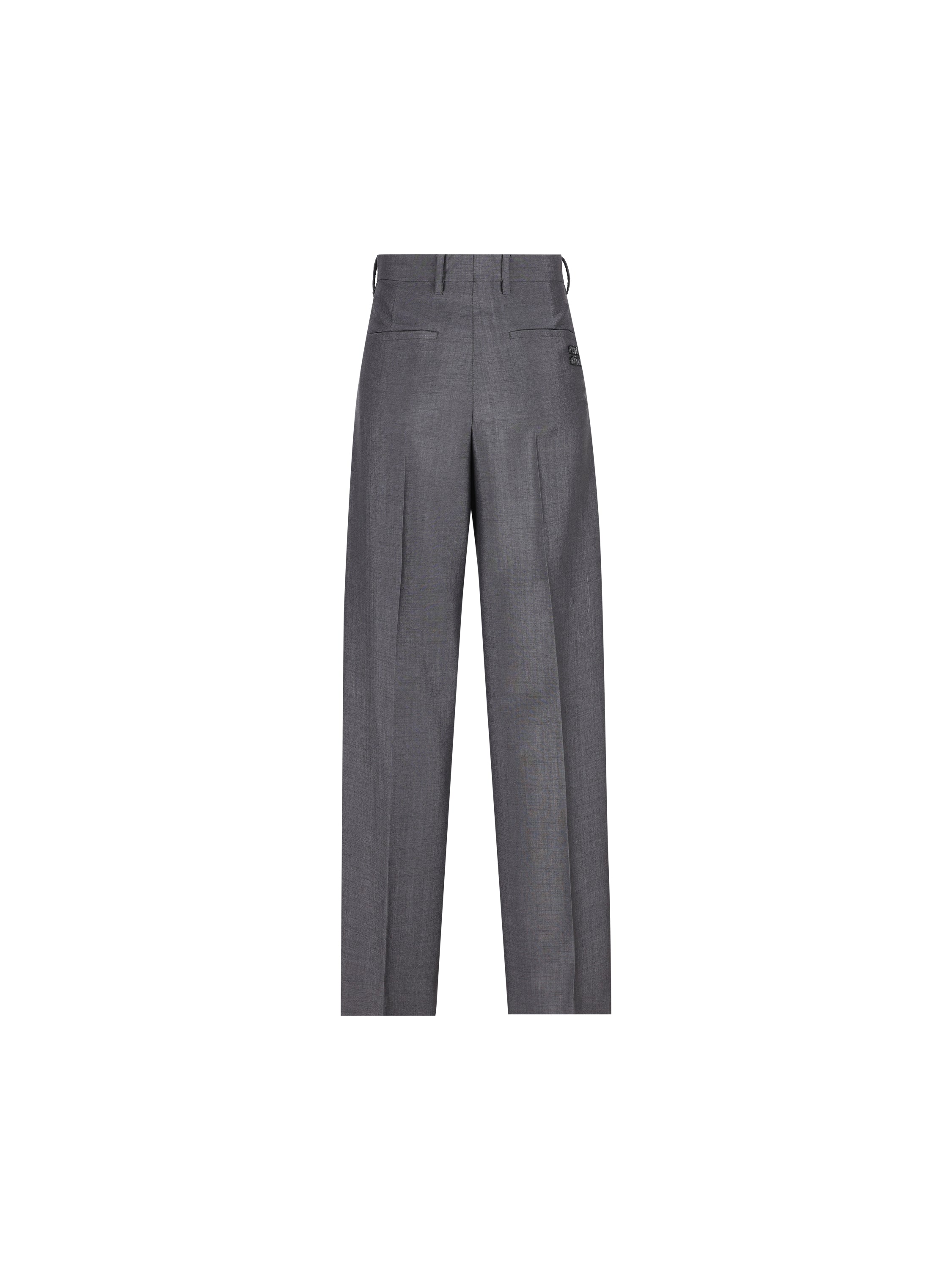 Miu Miu MIU MIU Pantaloni In Kid Mohair, view 2