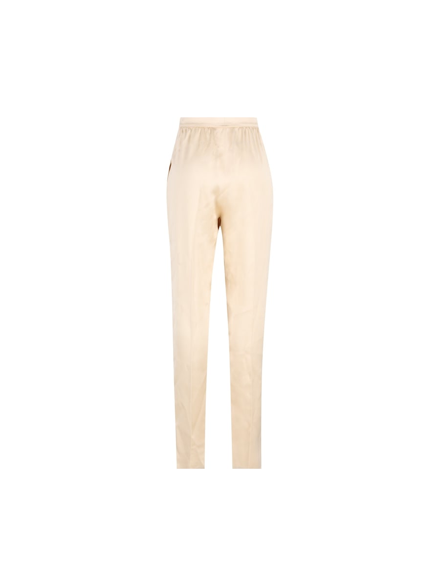 Saint Laurent SAINT LAURENT Pantaloni In Seta, view 2