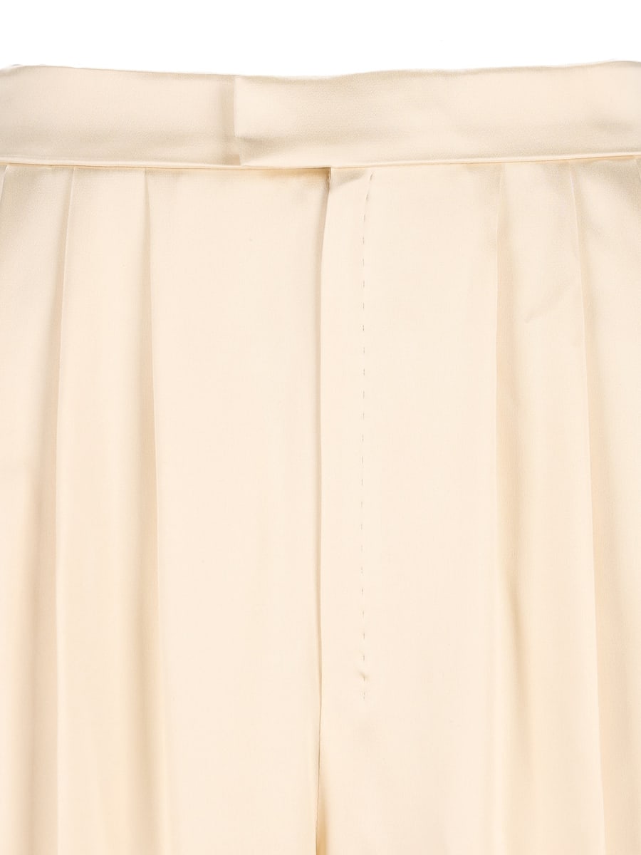 Saint Laurent SAINT LAURENT Pantaloni In Seta, view 3