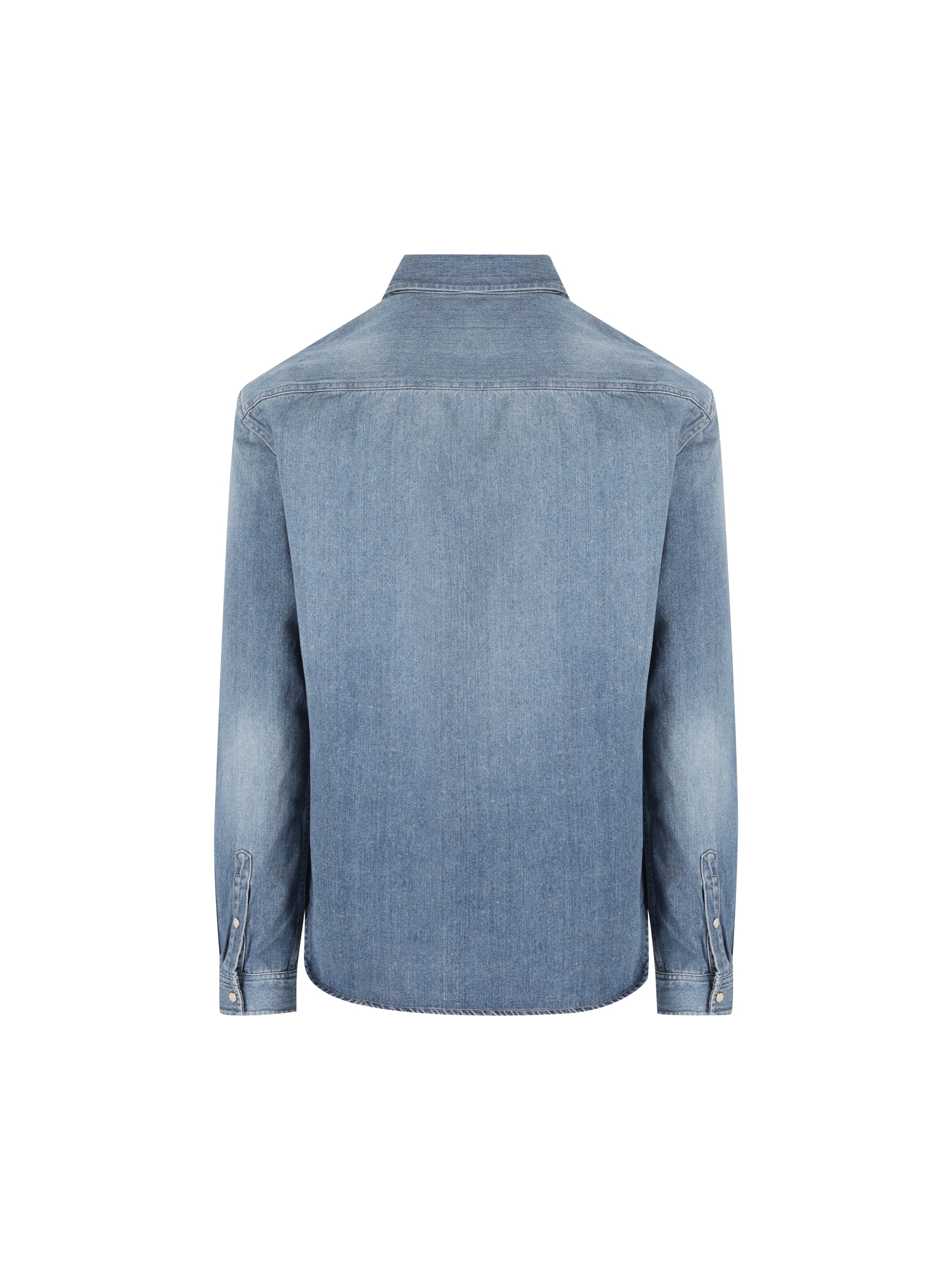 Saint Laurent SAINT LAURENT Camicia Cassandre In Denim, view 2