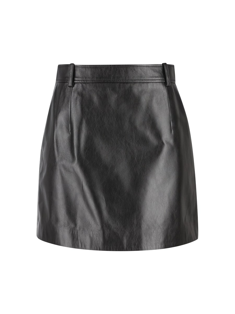 Gucci GUCCI Minigonna In Pelle, view 2