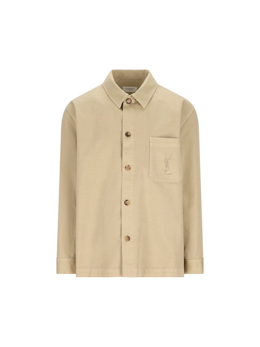 Saint Laurent SAINT LAURENT Overshirt In Cotone