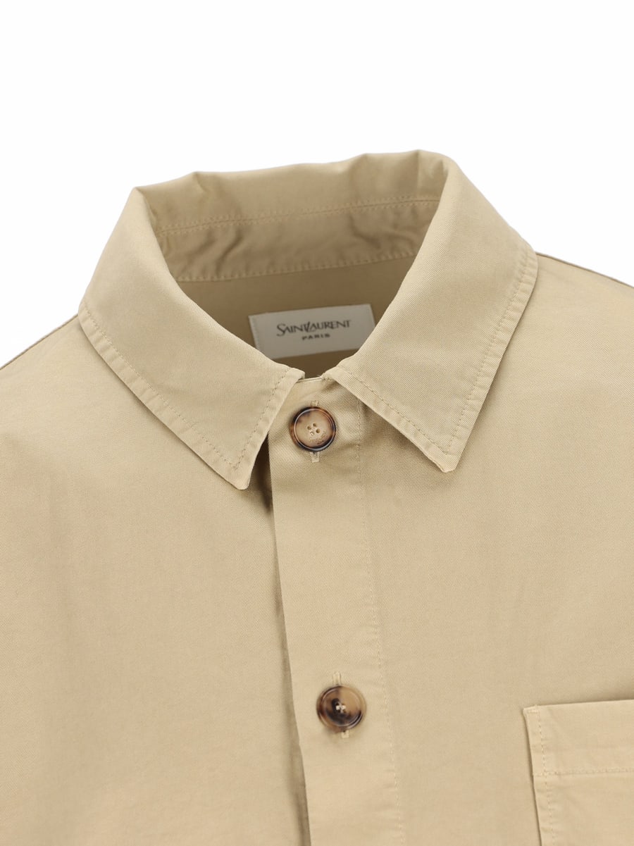 Saint Laurent SAINT LAURENT Overshirt In Cotone, view 3