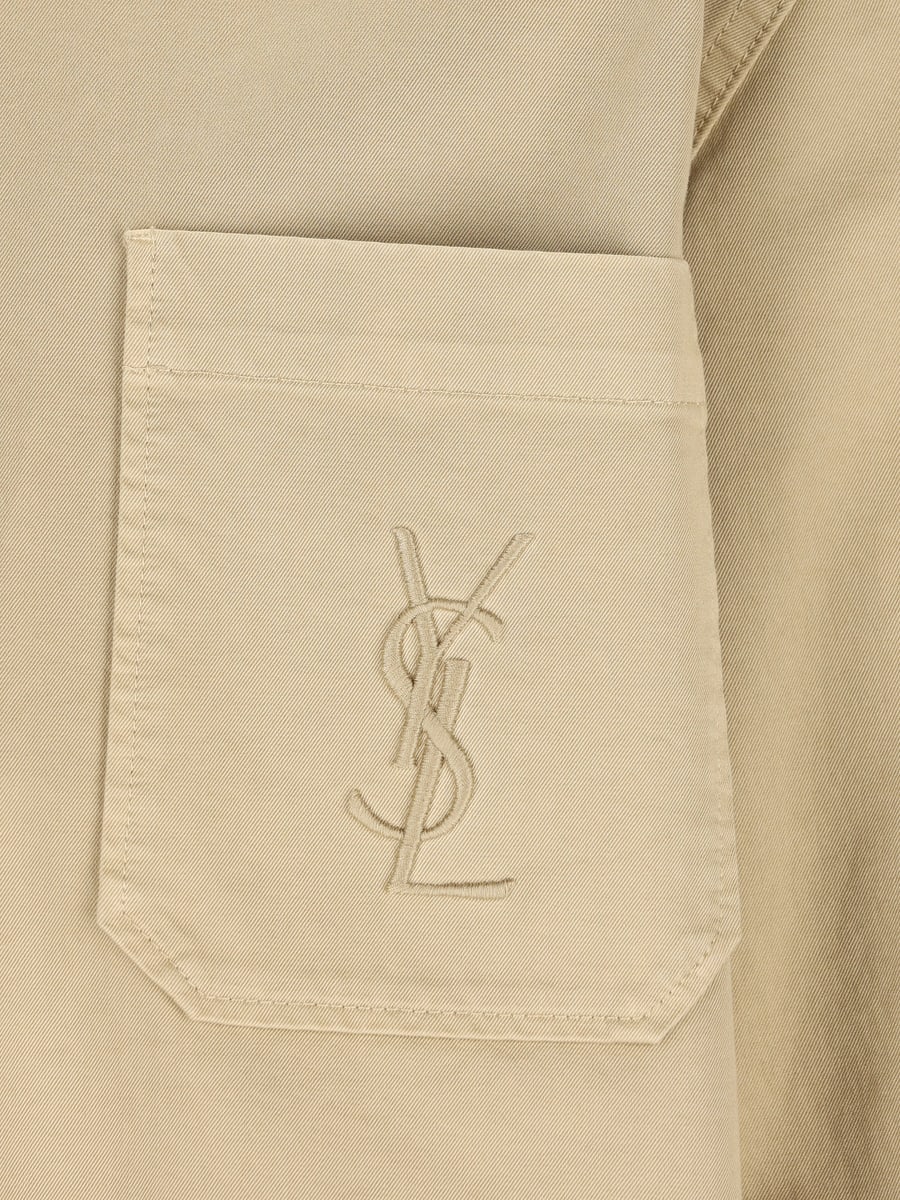Saint Laurent SAINT LAURENT Overshirt In Cotone, view 4